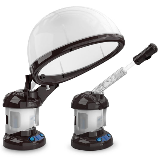 2 in 1 Hair Steamer for Natural Hair & Ozone Facial Steamer