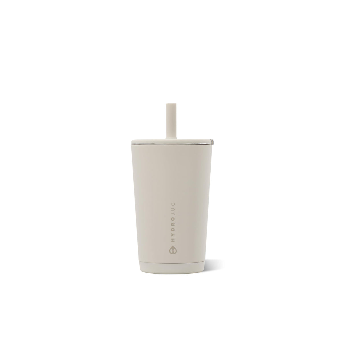 HydroJug Everyday Tumbler 20 oz, Ceramic-Lined Straw Cup, Linen