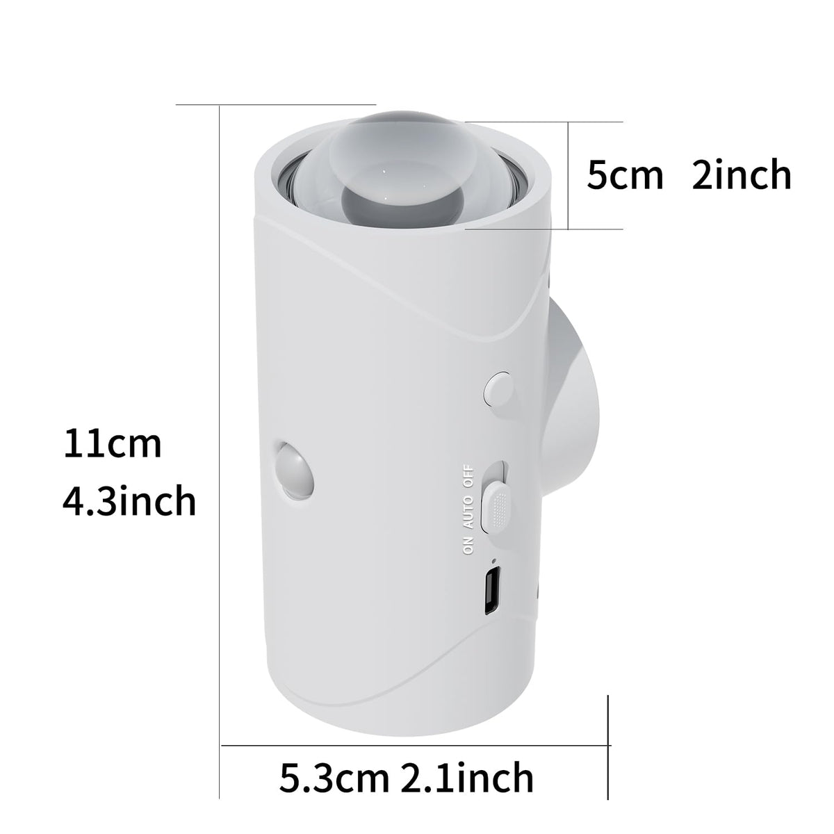 Rechargeable Motion Sensor Light Indoor, Magnetic RGB Wall Sconces 2 Pack