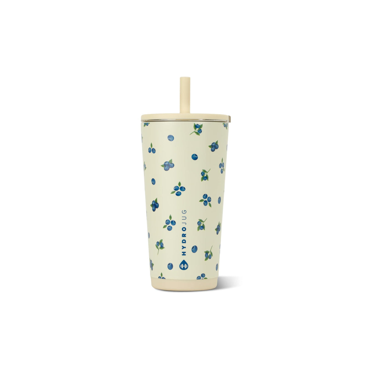HydroJug Everyday Tumbler 20 oz, Ceramic-Lined Straw Cup, Linen