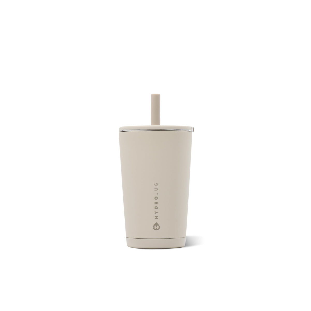 HydroJug Everyday Tumbler 20 oz, Ceramic-Lined Straw Cup, Linen