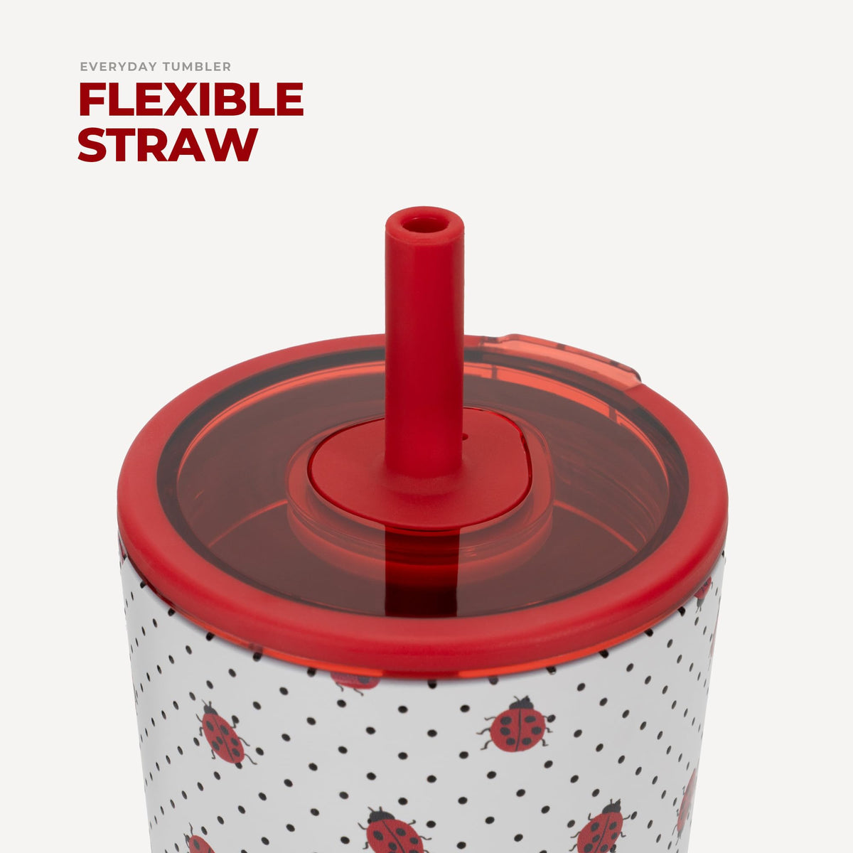 HydroJug Everyday Tumbler 20 oz, Ceramic-Lined Straw Cup, Linen
