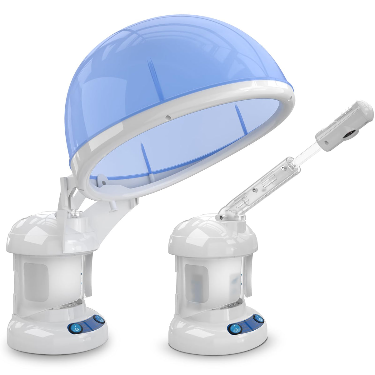 2 in 1 Hair Steamer for Natural Hair & Ozone Facial Steamer