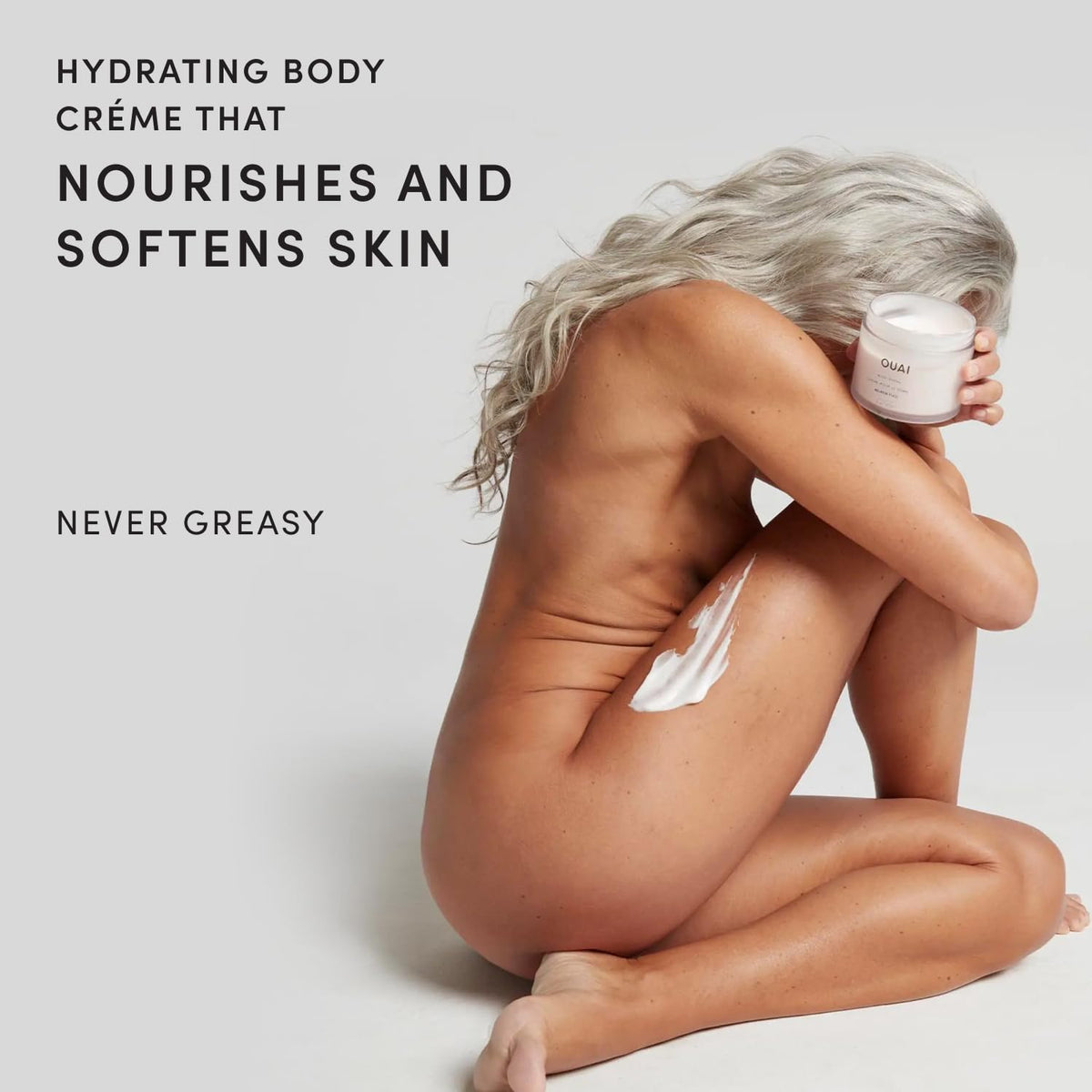 OUAI Body Cream - Hydrating Whipped Body Cream - St. Barts (7.5 oz)