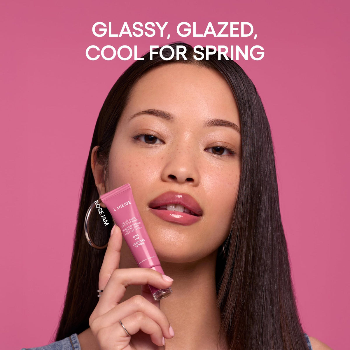 LANEIGE Glaze Craze Tinted Lip Serum: Hydrating Lip Serum for Glossy, Nourished Lips with Plumping Polypeptides