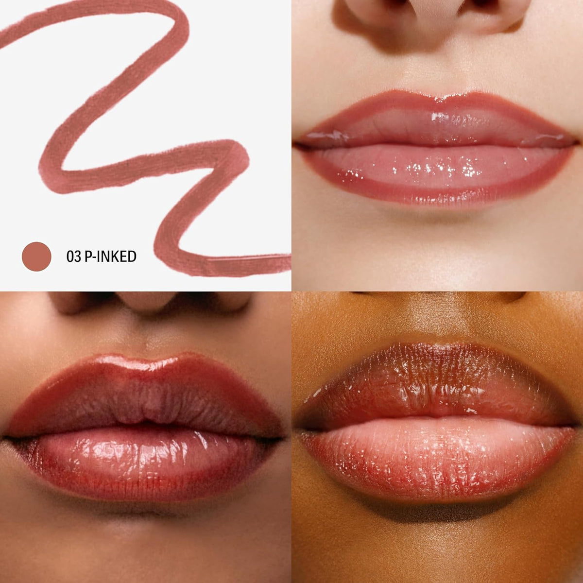 Sacheu Lip Liner STAY-N Peel Off Lip Stain Set, Core Bundle, 3-Pack