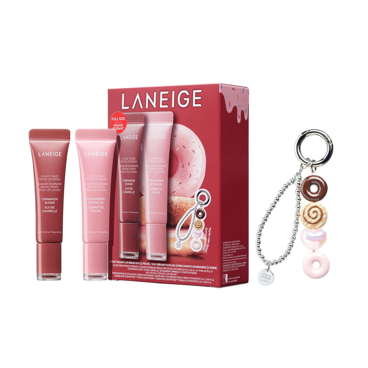 LANEIGE Glaze Craze Tinted Lip Serum: Hydrating Lip Serum for Glossy, Nourished Lips with Plumping Polypeptides