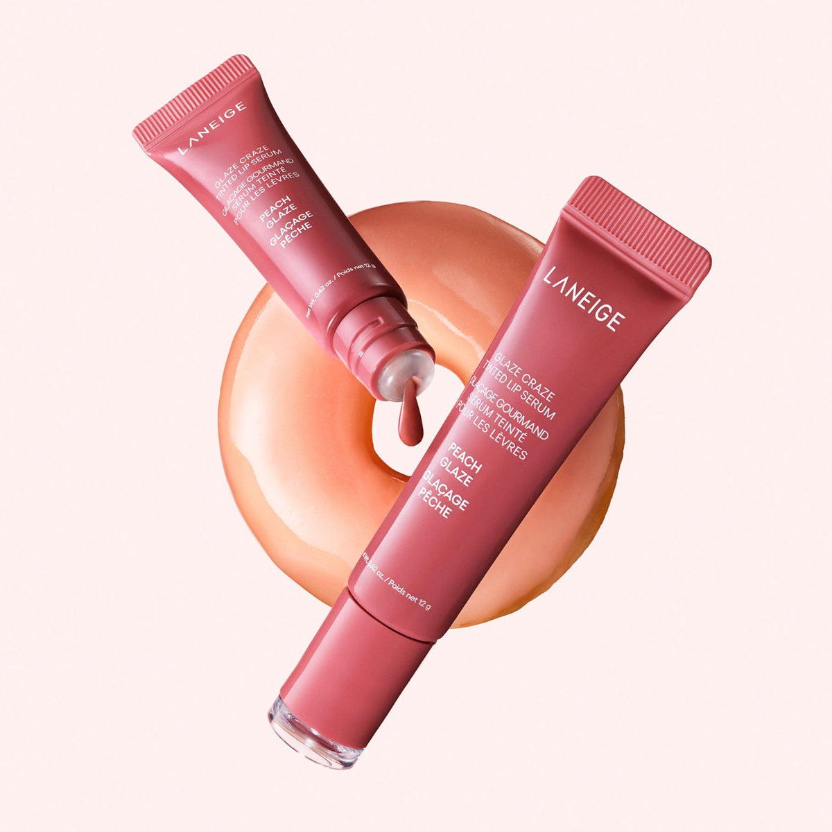 LANEIGE Glaze Craze Tinted Lip Serum: Hydrating Lip Serum for Glossy, Nourished Lips with Plumping Polypeptides
