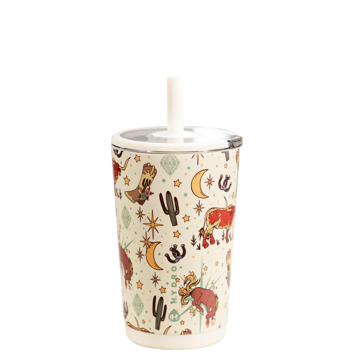HydroJug Everyday Tumbler 20 oz, Ceramic-Lined Straw Cup, Linen
