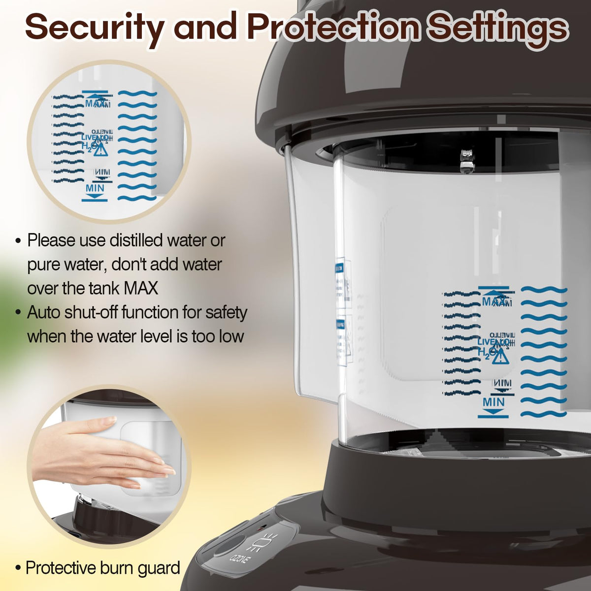 2 in 1 Hair Steamer for Natural Hair & Ozone Facial Steamer