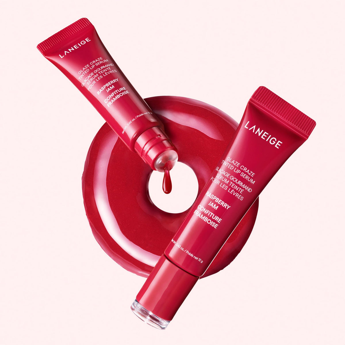 LANEIGE Glaze Craze Tinted Lip Serum: Hydrating Lip Serum for Glossy, Nourished Lips with Plumping Polypeptides
