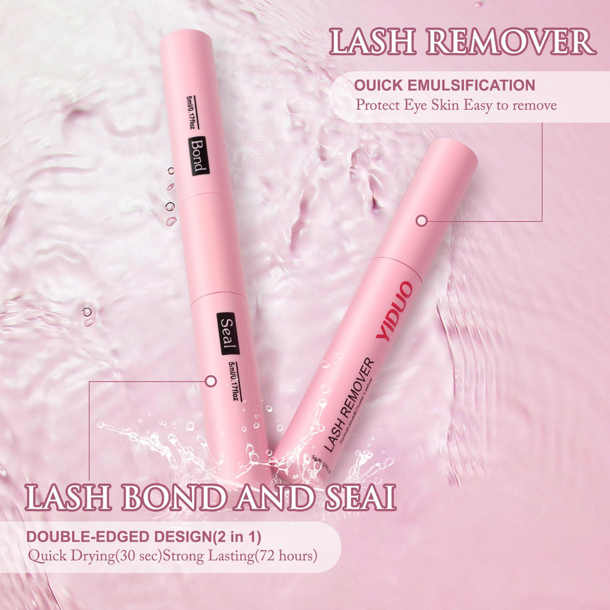 YIDUO 1846Pcs Lash Clusters Kit with Spikes+Bottom Cluster Lashes Kit Mix Styles 10-18mm Volume D Curly Wispy Soft DIY Individual Eyelash Extension Kit with Glue pestañas postizas Wholesale Large Pack