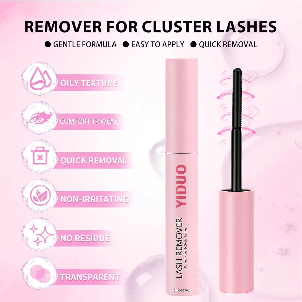 YIDUO 1846Pcs Lash Clusters Kit with Spikes+Bottom Cluster Lashes Kit Mix Styles 10-18mm Volume D Curly Wispy Soft DIY Individual Eyelash Extension Kit with Glue pestañas postizas Wholesale Large Pack