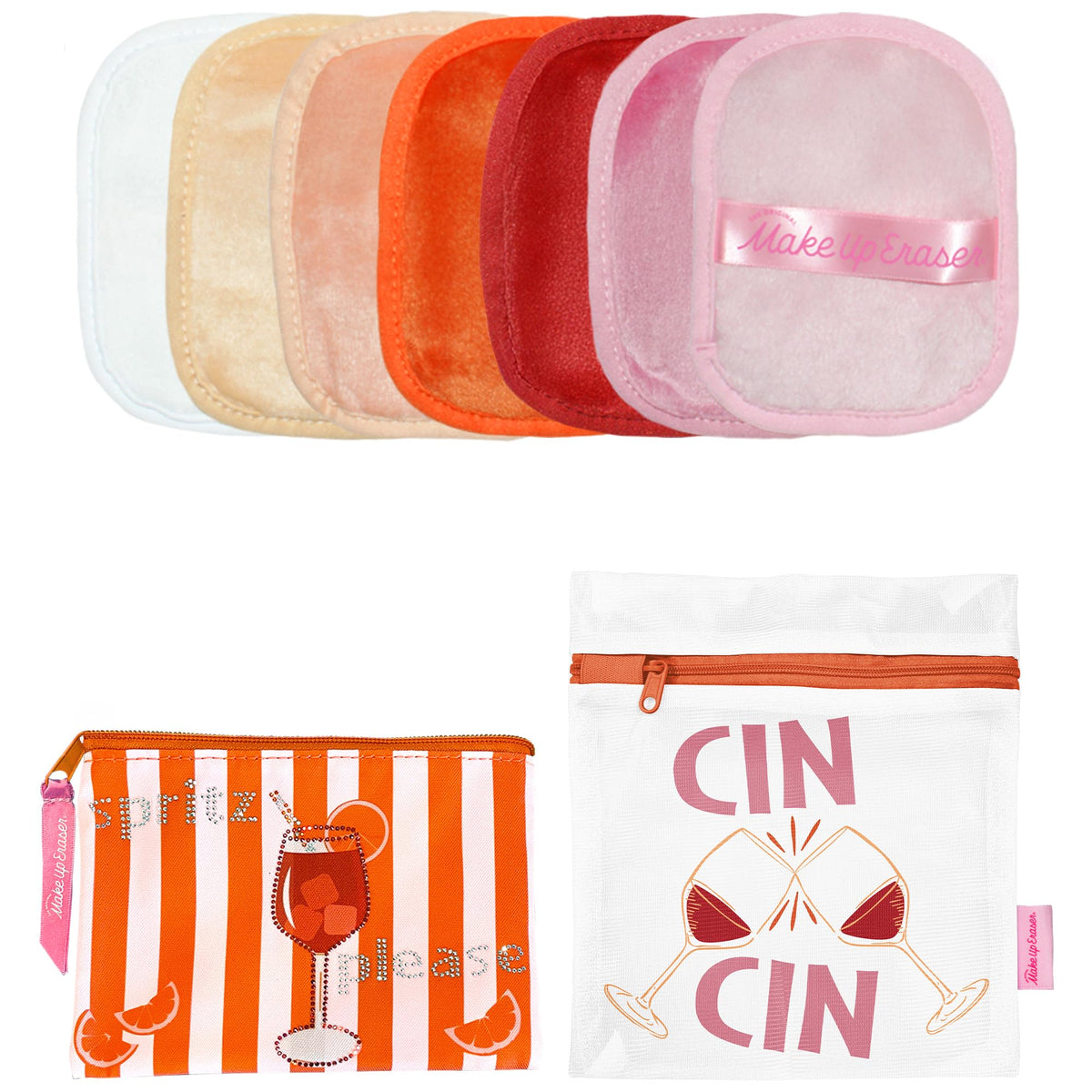 The Original MakeUp Eraser 7-Day Set, Erase All Makeup with Just Water, Including Waterproof Mascara, Eyeliner, Foundation, Lipstick, Sunscreen, and More! Original Pink, 7ct.