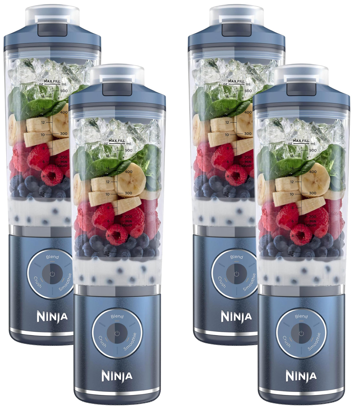 Ninja Blast Max Portable Blender, Twist & Go, 22oz, Green, BC251GN1